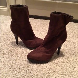 Dark brown boots